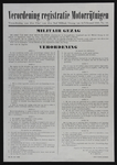 37 Letteraffiche van de Chef van de Staf Militair Gezag, Generaal-Majoor H.J. Kruis, met de verordening dat alle ...