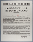 47 Letteraffiche waarin namens waarnemend Directeur-Generaal van het Rijksarbeidsbureau, Dhr. Van Lier, de mogelijkheid ...