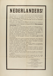 70071 Dit letteraffiche roept op om de Duitse bezetter medewerking te verlenen en de door de Duitsters opgestelde ...
