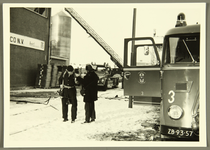841 TDV bedrijfTedeco. Grote brand in februari 1968 die het bedrijf Tedeco grotendeels in as heeft gelegd., 01-02-1968
