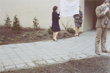 21883 Protest bij bezoek ministers Beernink en Schut i.v.m. grenswijziging., 1970-04-09
