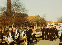 21916 Hoorzitting Kamercommissie, Den Haag Binnenhof, i.v.m. grenswijziging.Manifestatie Diepenveners., 1972-03-15