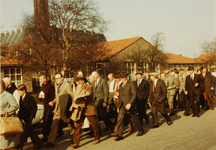 21922 Hoorzitting Kamercommissie, Den Haag Binnenhof, i.v.m. grenswijziging.Manifestatie Diepenveners., 1972-03-15