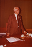 22921 De heer Veldwachter bij zijn afscheid als wethouder en raadslid., 1978-08-31