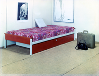 200 Auping bedmodel: Couchette 1-persoons bed met opbergbak, 01-01-1964 - 31-12-1980