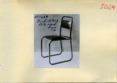 465 Stalen stoel, 01-01-1933 - 31-12-1938