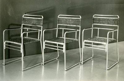 471 Stalen stoel. Stapelbaar, 01-01-1933 - 31-12-1938