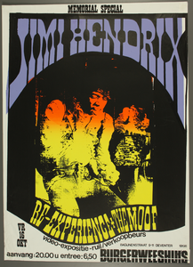 120 Jimy Hendrix Memorial special met optredens van de Deventer groep The Moof en en de band Re-Experience.Entree: ...
