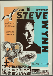 337 Aankondiging optreden van de Amerikaanse artiest Steve Wynn. Muziekstijl: Indie / Psychedelic / Garage.Entree: ...