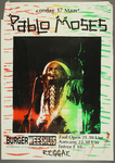 357 Aankondiging optreden van de Jamaicaanse reggae-artiest Pablo Moses.Entree: F.10,-.Affiche in kleur.Aantal ...