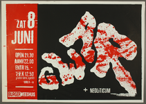 388 Aankondiging optreden van de Amerikaanse metalband Gwar met in het voorprogramma Neoliticum.Entree: F.15,- ...
