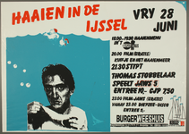 396 Haaien in de IJssel Programma i.h.k.v. Kogge '91.o.a. Haaienmenu (Burgereethuis), film (Jaws), Theater Thomas ...