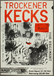 405 Aankondiging optreden van de Amsterdamse band Trockener Kecks, muziekstijl: punk, Nederpop, rock. In het ...