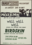409 Aankondiging optreden van de nederlandse band The Nozems, muziekstijl: melodieuze powerrock. Verder optredens van ...
