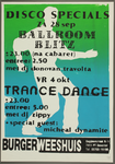 411 Disco specials:za. 28 sept. Ballroom Blitz met dj Donovan-travoltra, entree F.2,50.vrij. 4 oktober Trance Dance met ...