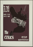 466 Aankondiging optreden van de bands The Gynics en Chords.The Gynics: Amerikaanse garagerock revivalband.Entree: ...
