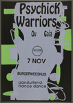 504 Aankondiging optreden van de Nederlandse electronische band Psychick Warriors ov Gaia met aansluitend trance ...