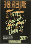 551 Groepenpresentatie met de bands:Cybergod, The final Piggy en Kilkenny Cats.Entree: F.5,-.Organisatie: BWH i.s.m. ...