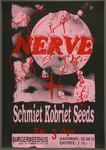 569 Aankondiging optreden van de Nederlandse band Nerve, muziekstijl: industrial, metal, met in het voorprogramma ...