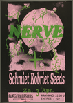 570 Aankondiging optreden van de Nederlandse band Nerve, muziekstijl: industrial, metal, met in het voorprogramma ...