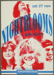 600 Aankondiging optreden van de Deventer band The Nightblooms, muziekstijl: alternatieve rock.In het voorprogramma de ...