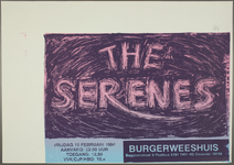 614 Aankondiging optreden van de Nederlandse rockband The Serenes.Entree: F.12,50 (vvk 10,-).Aantal bezoekers: 154, ...
