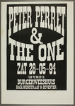 631 Aankondiging optreden van de Engelse new wave band Peter Perret & The One.Entree: F.12,50 (vvk 10,-)., 1994-05-28