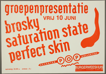 634 Groepenpresentatie met de volgende bands:Brosky, Saturation State en Perfect Skin.Organisatie i.s.m. Stichting ...
