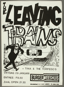 647 Aankondiging optreden van de Amerikaanse indie rockband The Leaving Trains, met in het voorprogramma Tina & the ...