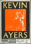 655 Aankondiging optreden van Kevin Ayers. Muziekstijl: psychiedelische pop, experimentele muziek. Entree: F.15,- (vvk. ...