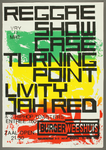656 Aankondiging optreden van de reggaebands Turning Point en Livity Jah Red. Entree: F.7,50. Aantal bezoekers: 164., ...