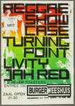 657 Aankondiging optreden van de reggaebands Turning Point en Livity Jah Red. Entree: F.7,50. Aantal bezoekers: 164., ...