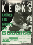 658 Aankondiging optreden van de Amsterdamse rockgroep Tröckener Kecks. In het voorprogramma De Boegies. Entree: 12,50 ...