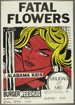 663 Aankondiging optreden van de Amsterdamse rockband Fatal Flowers, met in het voorprogramma Alabama Kids. Entree: ...
