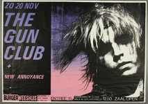 665 Aankondiging optreden van de Amerikaanse blues-punk band The Gun Club, met in het voorprogramma New Annoyance. ...