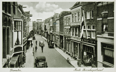 50706 Prentbriefkaart van de Korte Bisschopstraat gezien in vogelvlucht. Deze straat is al ruim een eeuw een ...