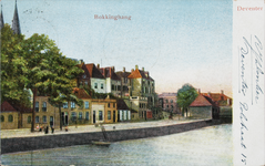 50792 Vanaf de Olifantsbrug is de achterzijde van de Bokkingshang, richting Houtmarkt en Boreelkazerne te zien. In het ...