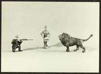 192 Soldaat, trommelaar, leeuw. Collectie Speelgoedmuseum., 1972-01-01