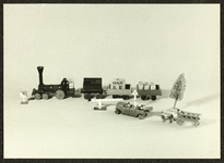 193 Goederentrein met spoorboom. Collectie Speelgoedmuseum., 1972-01-01