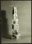 200 Opgestapelde blokken met afbeeldingen. Collectie peelgoedmuseum., 1972-01-01