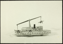 222 Boot met vliegtuigen. Collectie Speelgoedmuseum., 1974-01-01
