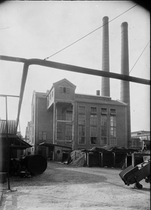 527 Deventer - Lange Zandstraat 139, Ankersmit textielfabriek; bedrijfsterrein. Ketelhuis, het hart van de ...