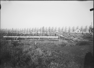 743 Gasfabriek in aanbouw. Teer- en ammoniakput., 1909-11-15