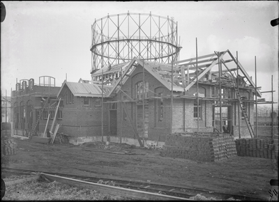 746 Gasfabriek in aanbouw. Sulfaatfabriek., 1909-11-22
