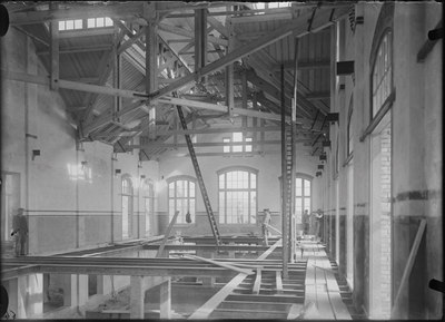 761 Gasfabriek in aanbouw., 1909-01-01