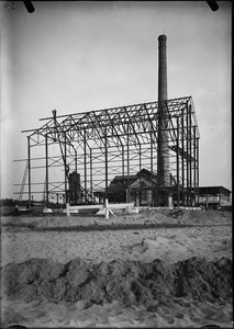 782 Gasfabriek in aanbouw., 1909-01-01