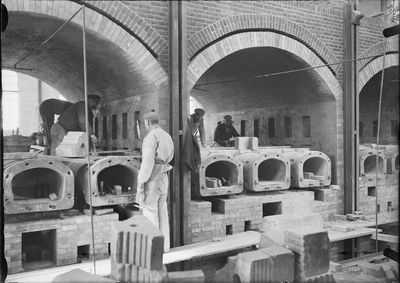796 Gasfabriek in aanbouw., 1909-01-01