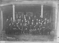 805 Dagelijks leven, onbekend orkest. groepsportret, 1900-01-01
