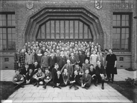 807 Leerlingen U.L.O. (Handelsschool) Ceintuurbaan, groepsportret., 1922-01-01