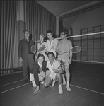 3850 Badminton. Teamfoto van De Plafond Meppers., 1960-01-01